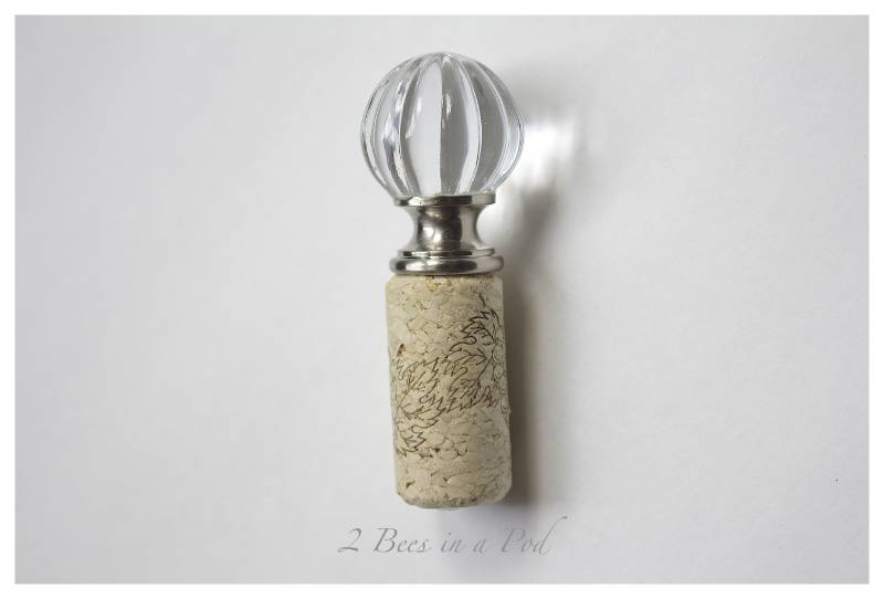 DIY wine bottle stopper