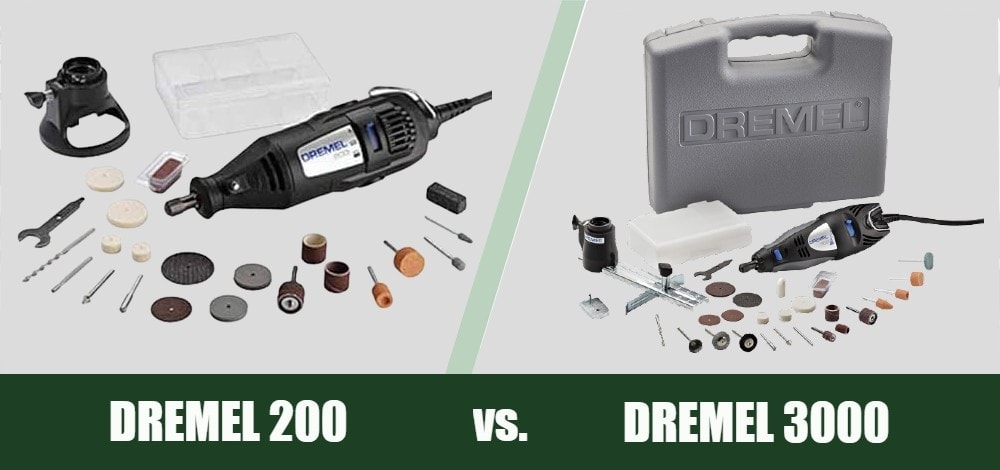 DREMEL 200 VS 3000 ROTARY TOOLS