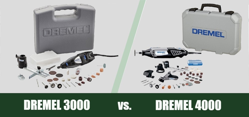 DREMEL 3000 VS 4000 ROTARY TOOLS0