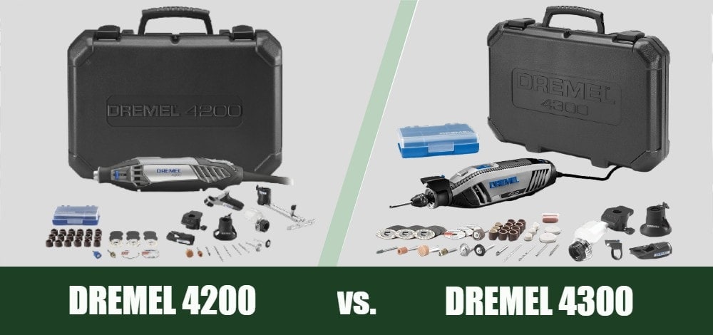 DREMEL 4200 VS 4300 ROTARY TOOLS