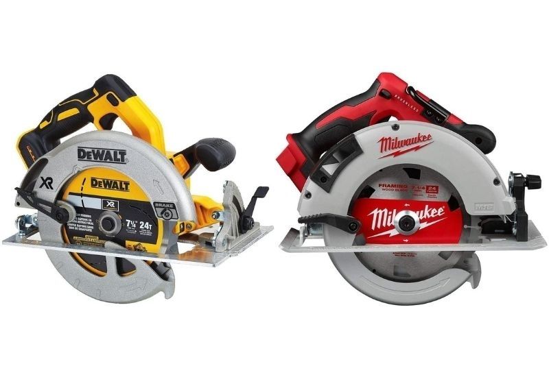 DeWalt DCS570B 20V MAX Circular Saw vs Milwaukee 2631-20 M18 Circular Saw