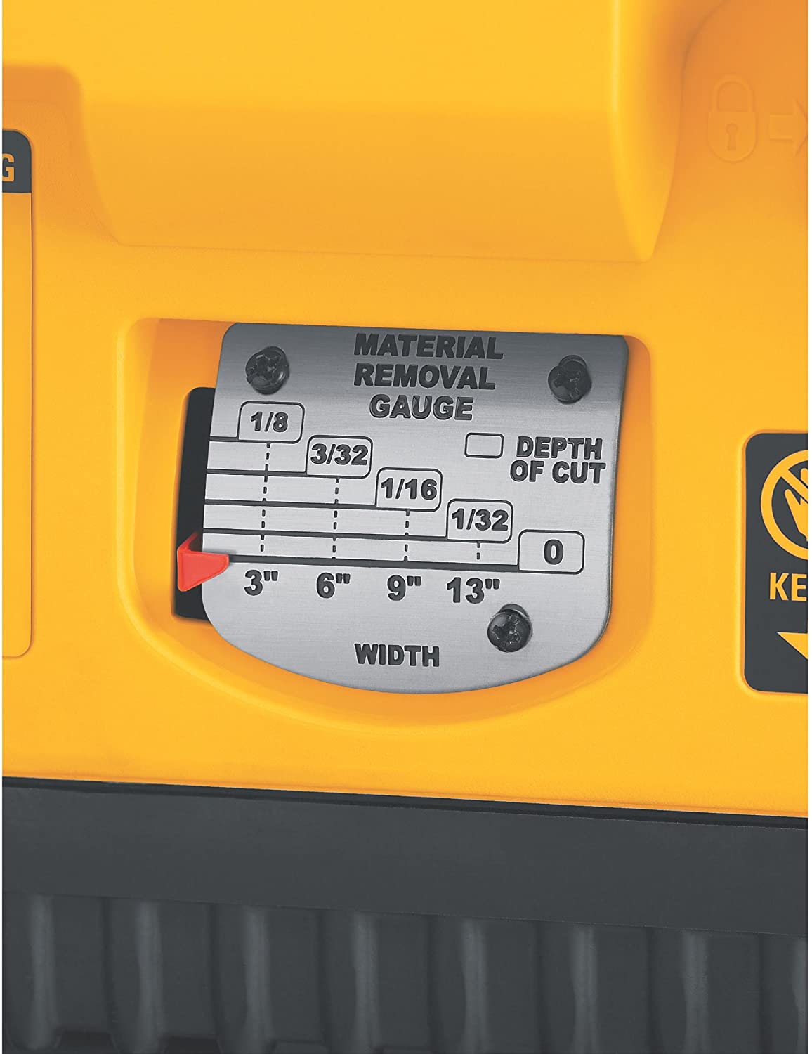 DeWalt DW735X Material Removal Gauge