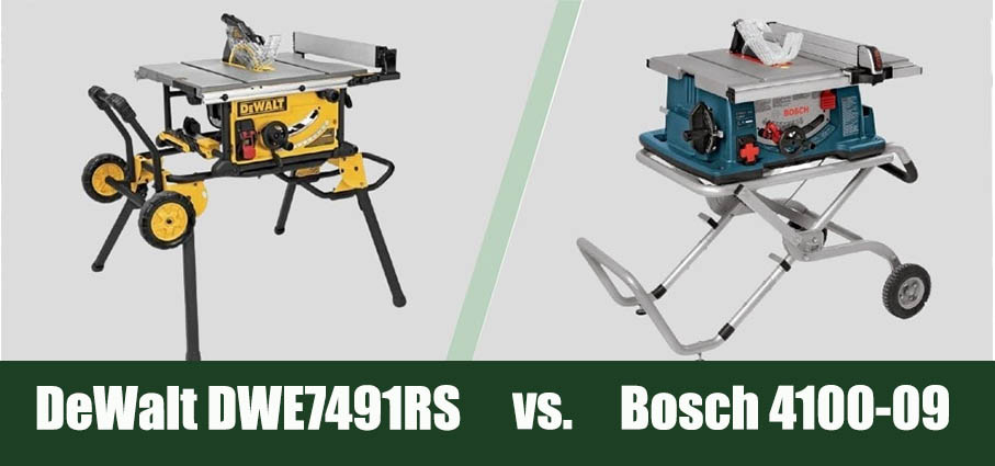 DeWalt DWE7491RS vs Bosch 4100-09