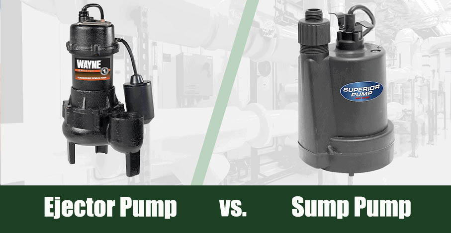 Ejector Pump vs Sump Pump