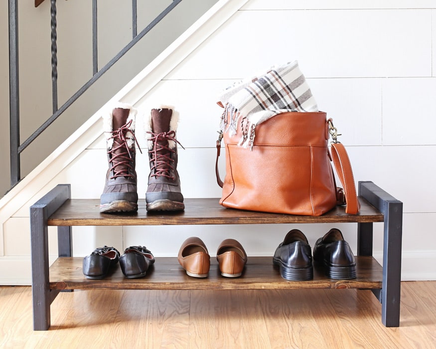 Entryway Shoe Rack by Angela Marie Made