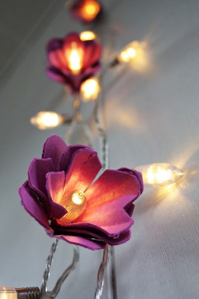 Flower Fairy Lights DIY Tutorial