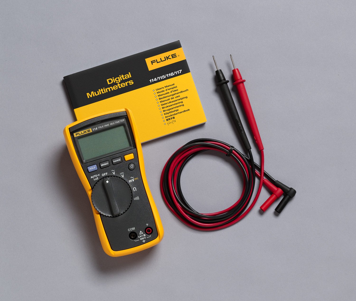 Fluke 114 Electrician's Multimeter actual