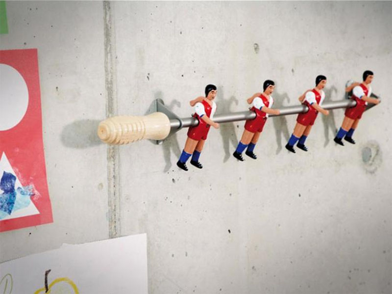 Foosball Coat Hangers