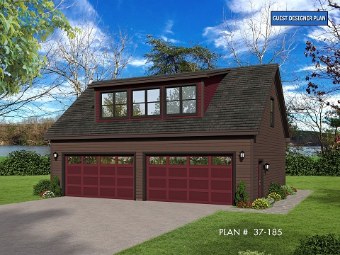 Four Car Garage Apartment from Garrell Associates