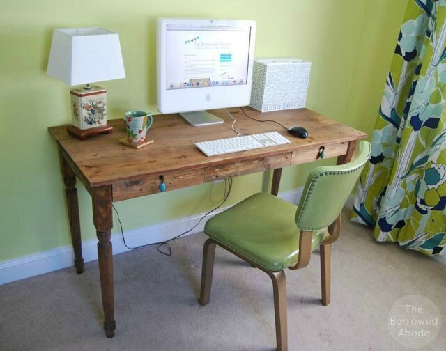 Free Printable DIY Plans Farmhouse Desk