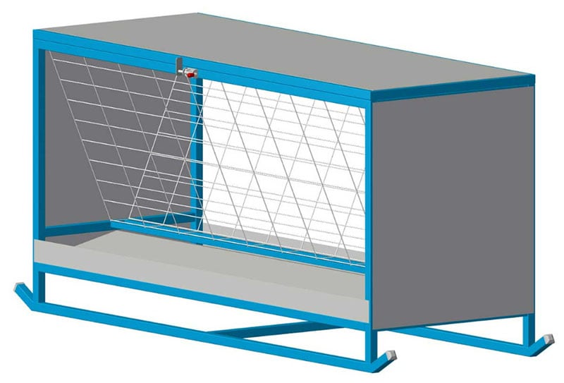 Free Steel 8 Foot Hay Feeder Plans from Kurraglen Industries