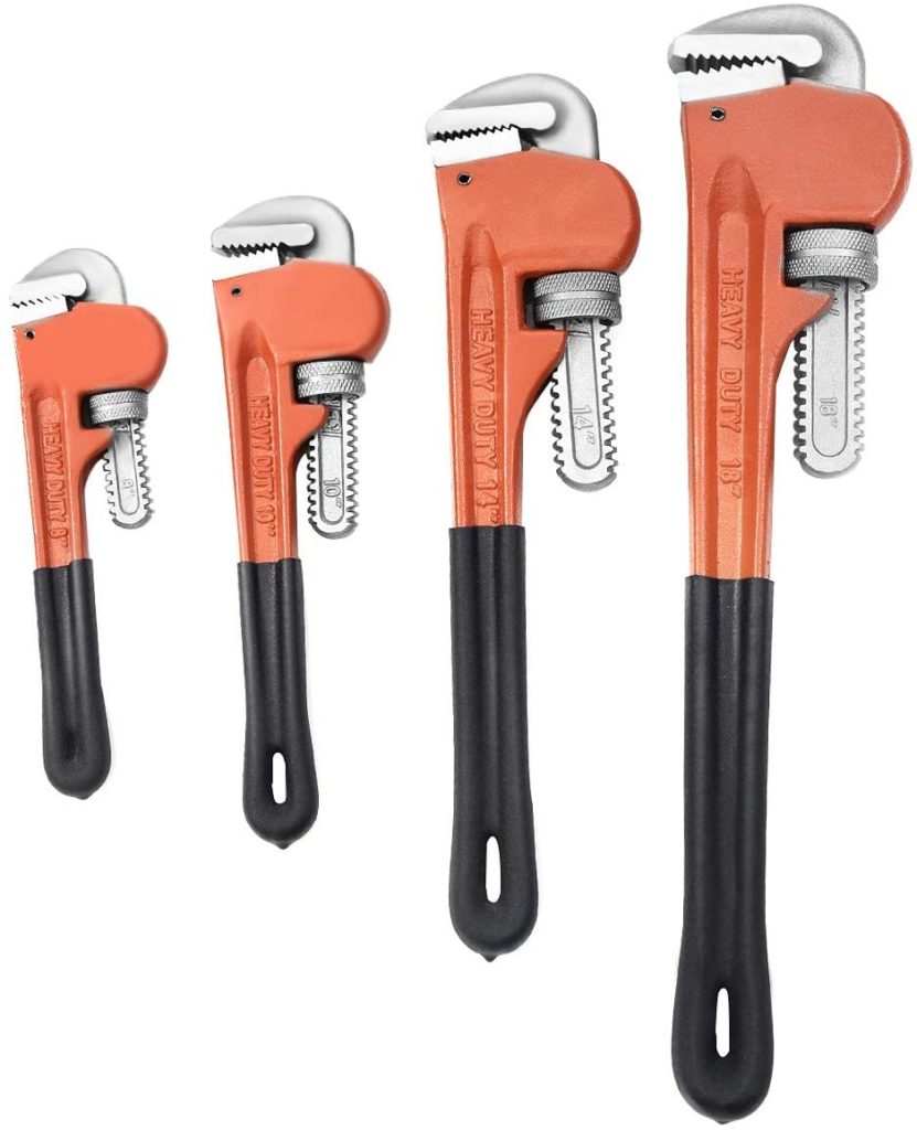 GOFLAME Pipe Wrench Set