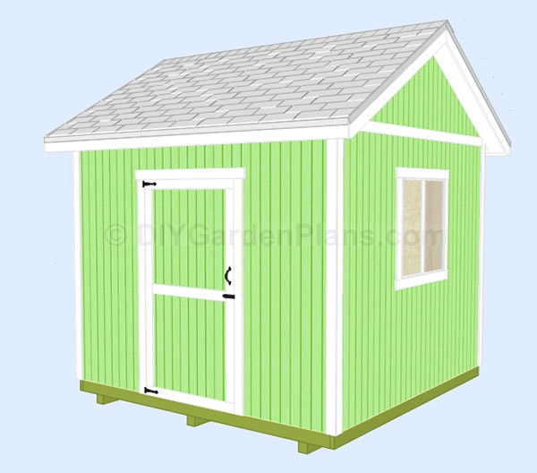 Gabled garden shed plan from DIY Garden Plans
