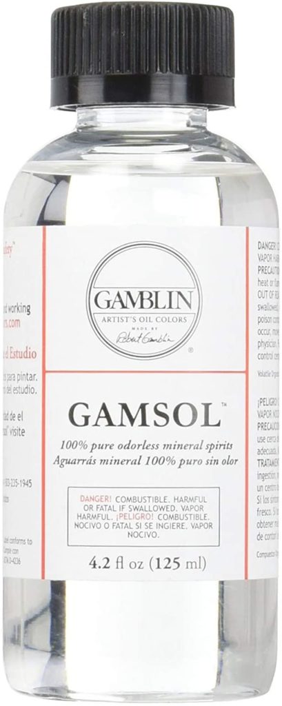 Gamblin Gamsol Odorless Mineral Spirits Bottle