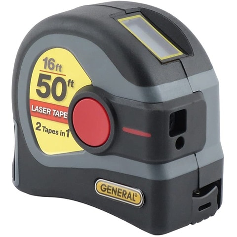 General Tools LTM1 2-in-1 Laser Tape Measure