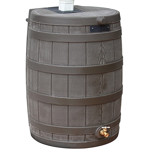 Good Ideas RW50-OAK Rain Wizard Rain Barrel