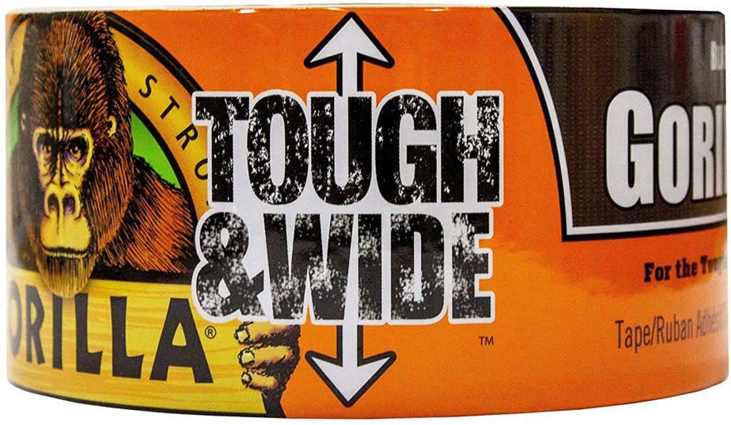 Gorilla Black Tough & Wide Duct Tape