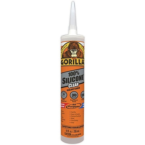 Gorilla Clear Silicone Sealant Caulk