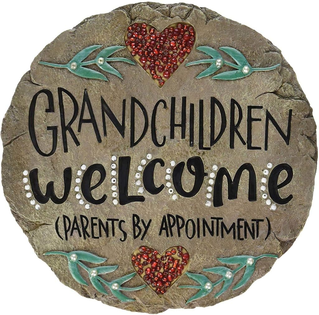 Grandchildren Welcome Garden Stone
