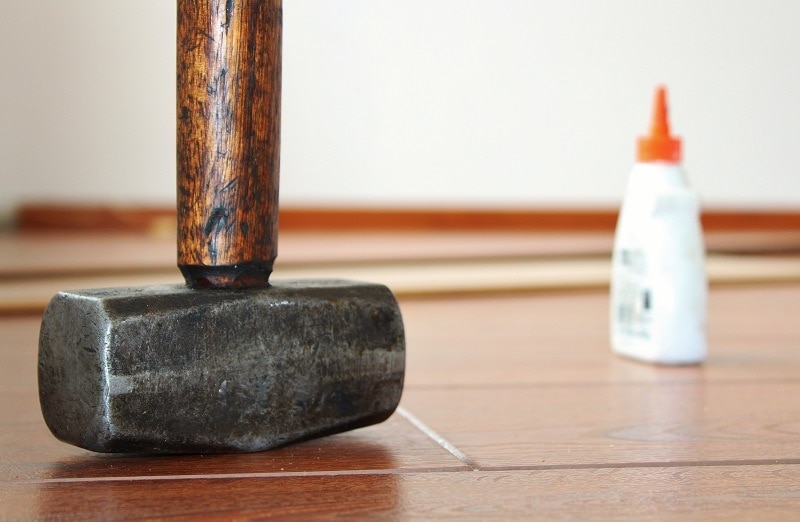 Hammer and PVA Glue