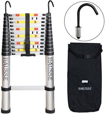 Hausse Upgrade Aluminum Telescoping Ladder