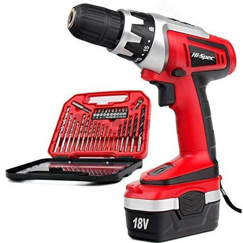 Hi-Spec 18V Cordless Drill Combo