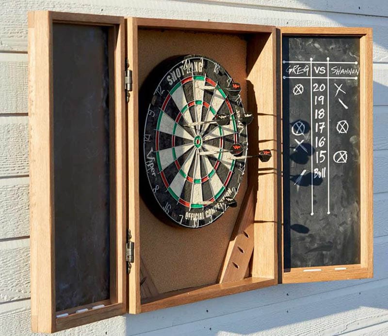 How to Build a Dartboard Cabinet