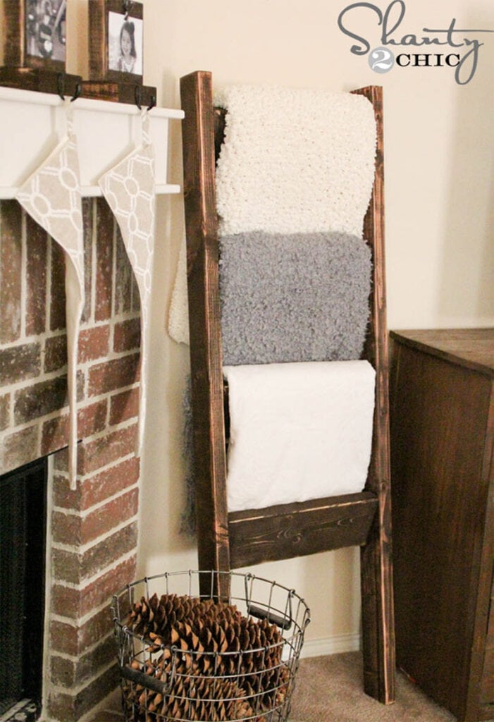 How to Make a Blanket Ladder for $15