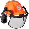 A Husqvarna Chainsaw Helmet