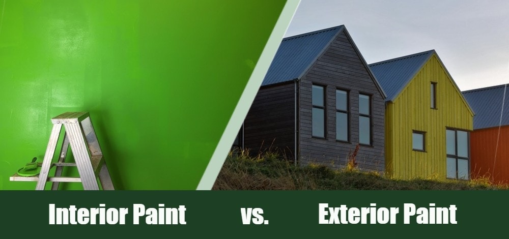 Interior vs exterior paint