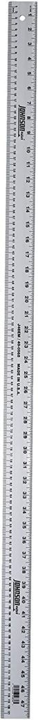 Johnson Level & Tool J48EM 48-Inch English:Metric Aluminum Straight Edge
