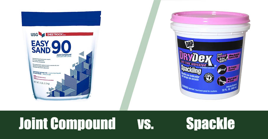 Joint Compound vs Spackle