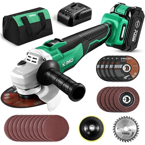 KIMO 7601 Brushless Cordless Angle Grinder