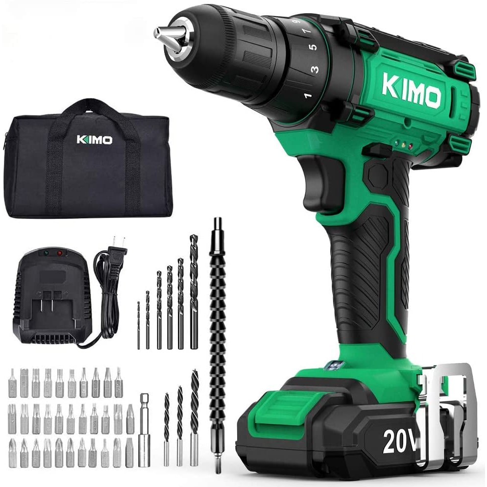 KIMO T20 Cordless Hammer Drill Driver Kit