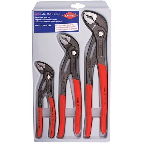 KNIPEX Tools 002006US1 Cobra Pliers Set