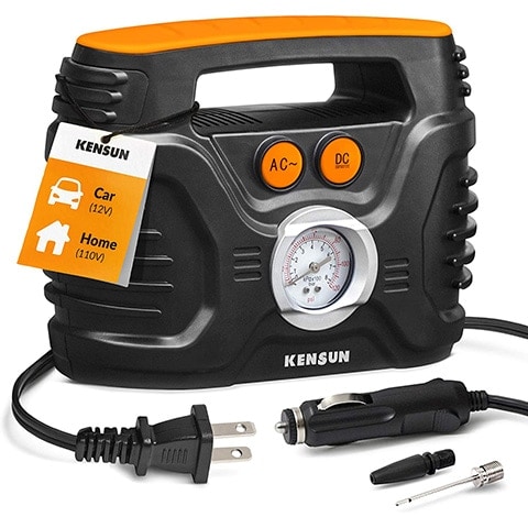 Kensun AC:DC Power Supply Portable Air Compressor