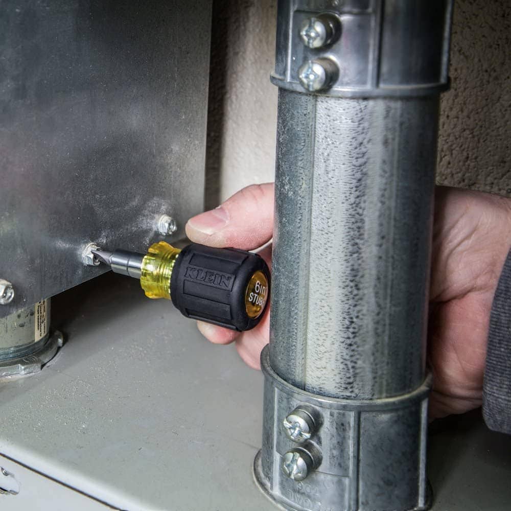 Klein Tools 32561 Multi-Bit Stubby Screwdriver