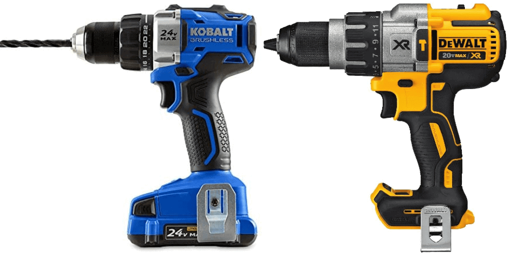 Kobalt vs Dewalt cordless drills