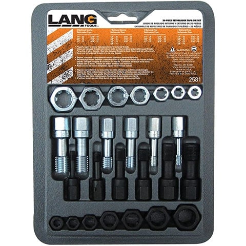 Lang Tools 2581 Tap and Die Set