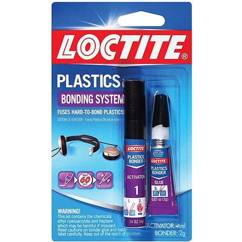 Loctite 681925 2-Gram Super Glue Plastics Bonding System with Activator