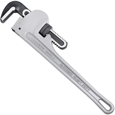 MAXPOWER Aluminum Straight Pipe Wrench