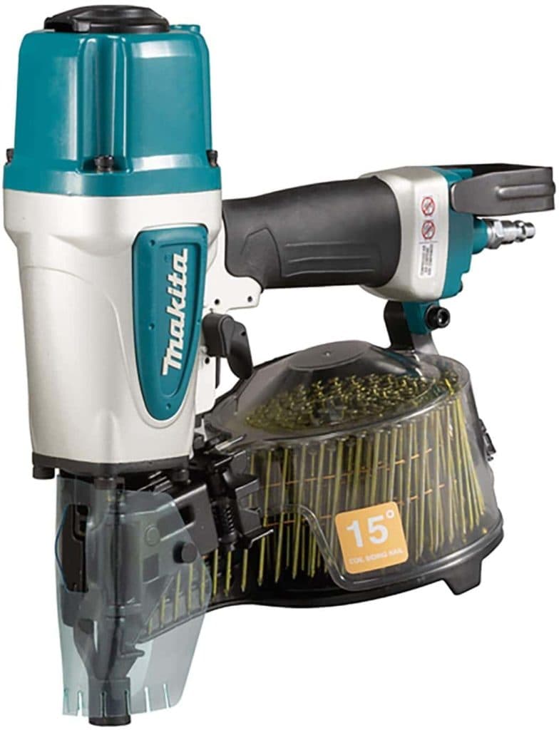 Makita AN613 Pneumatic 15° 2-1:2 Siding Coil Nailer