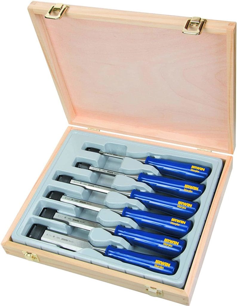 Marples M444:SB6 6-Piece Blue Chip Bench Chisel Set
