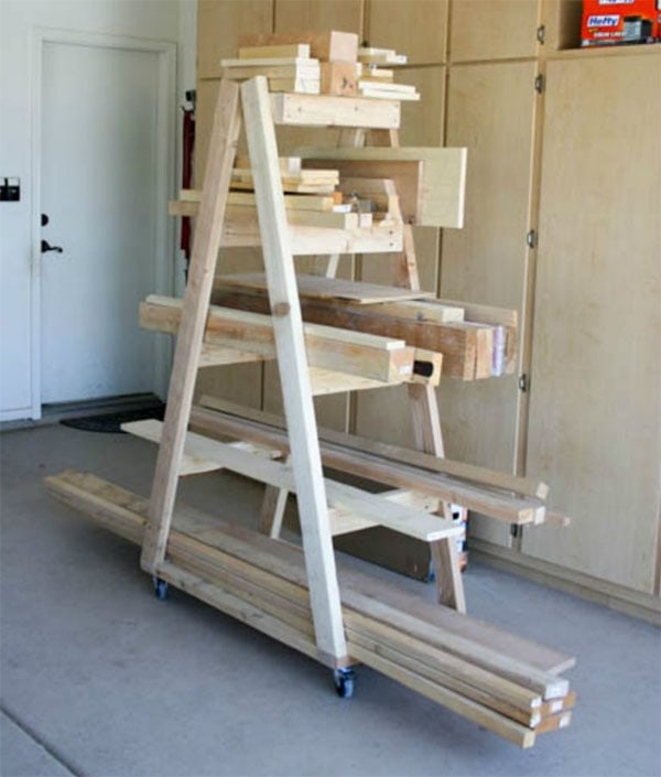 Mobile Lumber Storage Rack