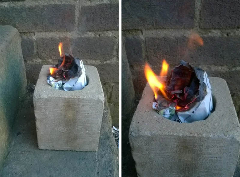 Modern Concrete DIY Fire Pit from Instructables