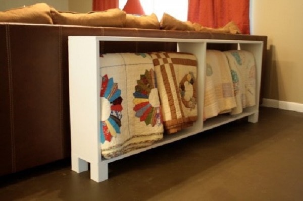 Modern Quilt Rack by Ana White