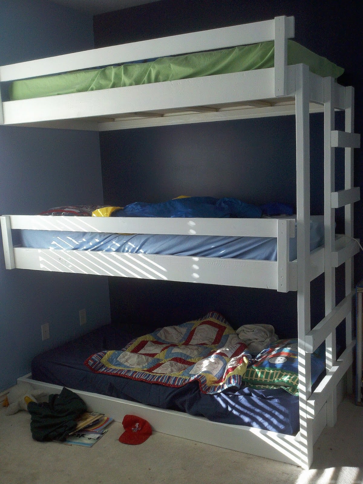 DIY Triple Bunk Bed