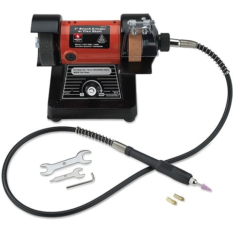 Neiko 10207A 3 Mini Bench Grinder and Polisher