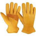 OZERO Flex Grip Leather Work Gloves