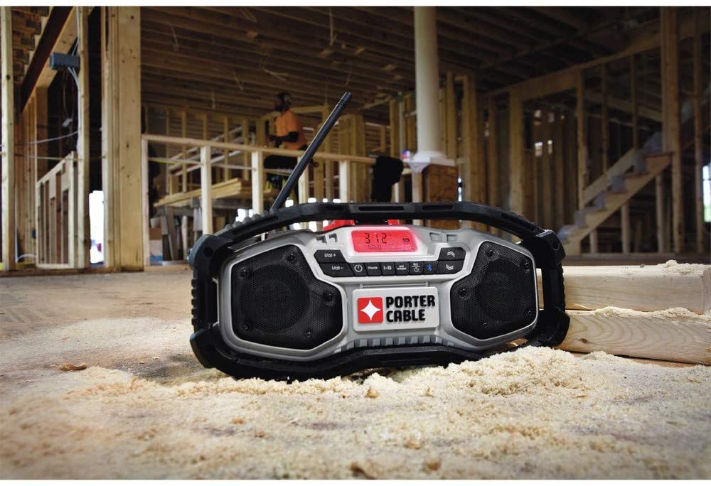 PORTER-CABLE PCC771B Bluetooth Speaker & Radio on site